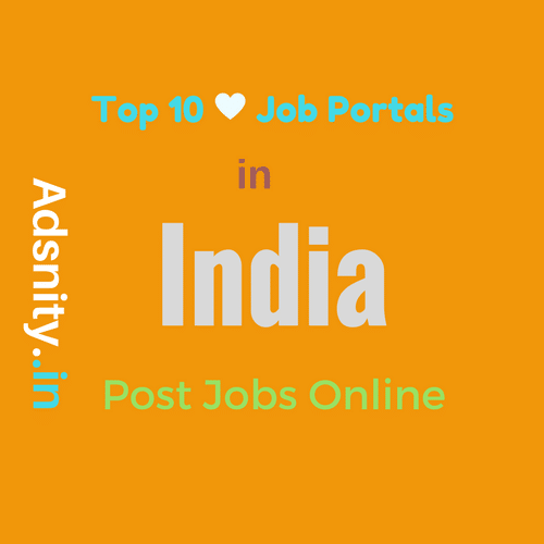 Top10 job portals India post free jobs online-500x500