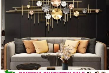 Crystals Abstract Metal Wall Art @BRINGHOME.STORE