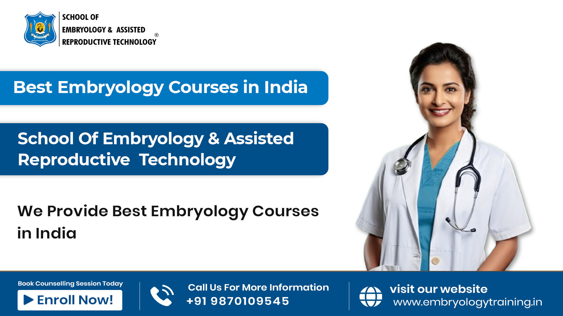 Get the Best Embryology course in India : SEART