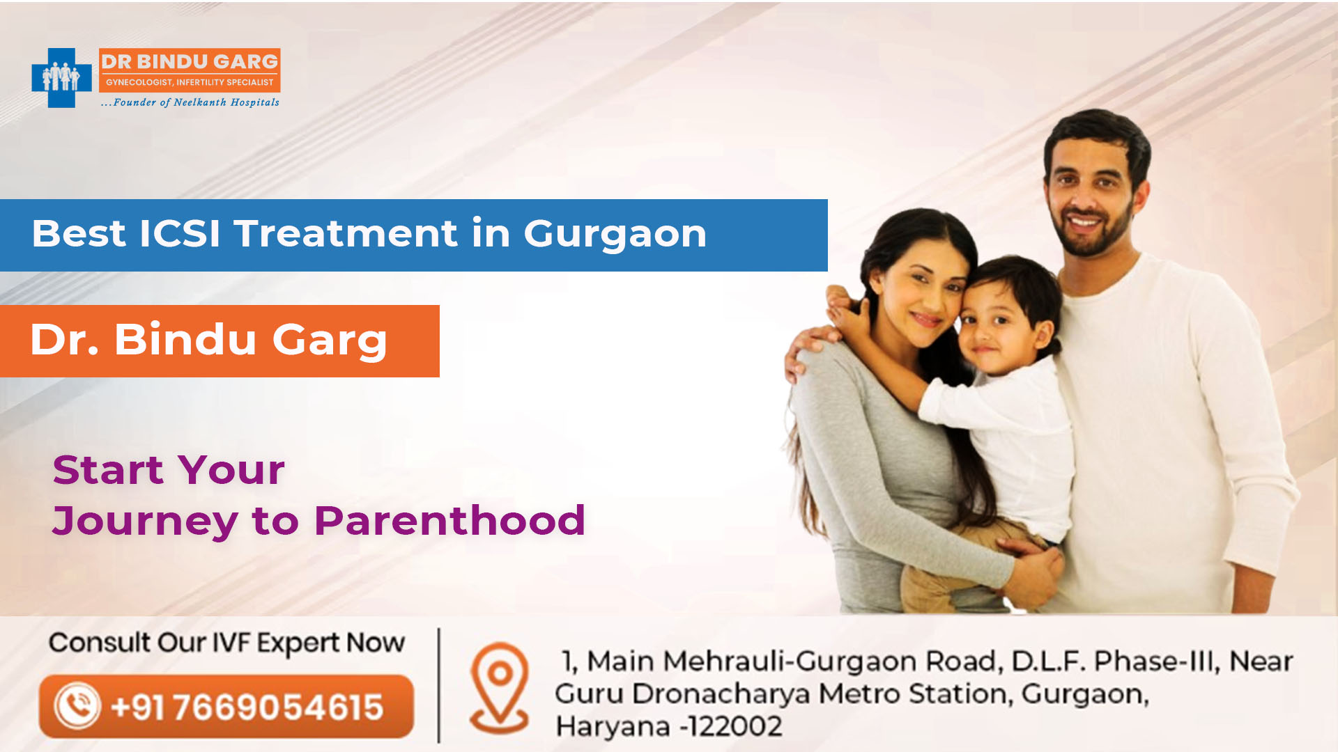 Get The Best ICSI Treatment in Gurgaon: Dr. Bindu Garg