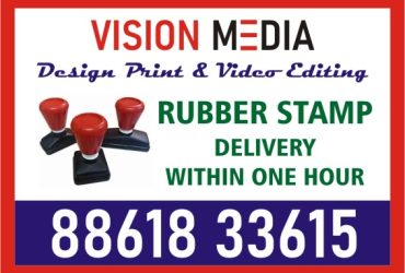 Specialized in Pre – Ink Rubber Stamp | Delivery within one hour | 1981