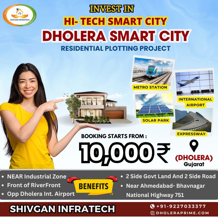 Book Plot in Dholera Smart City Ahmedabad